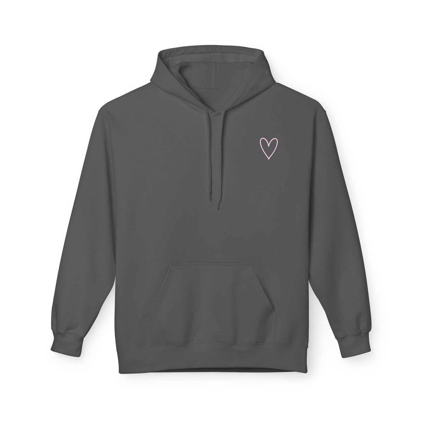 Hoodie — "Pretty and Expensive" Pink Slogan