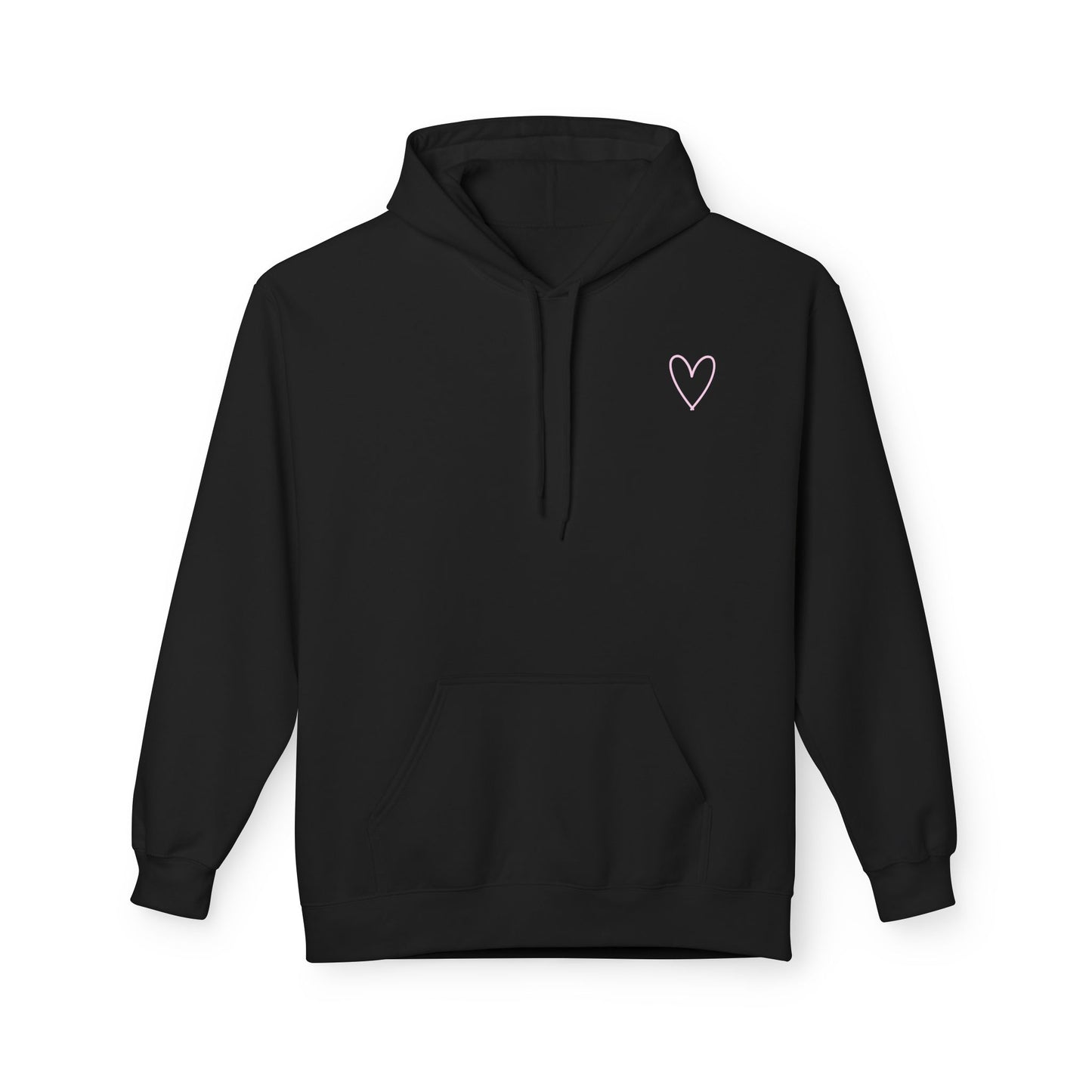 Hoodie — "Pretty and Expensive" Pink Slogan