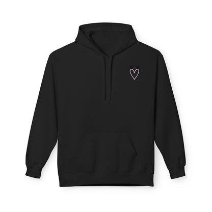 Hoodie — "Pretty and Expensive" Pink Slogan