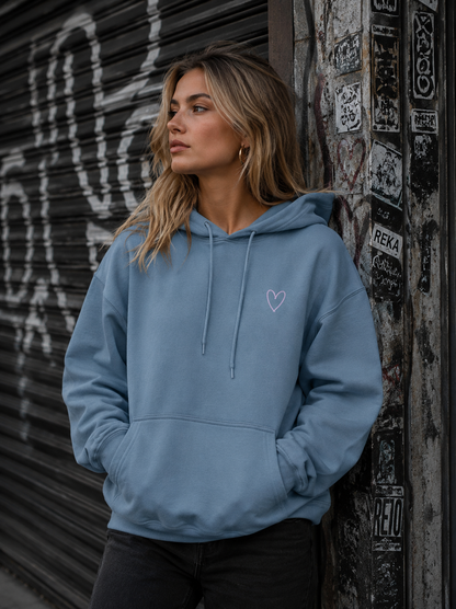 Hoodie — "Pretty and Expensive" Pink Slogan